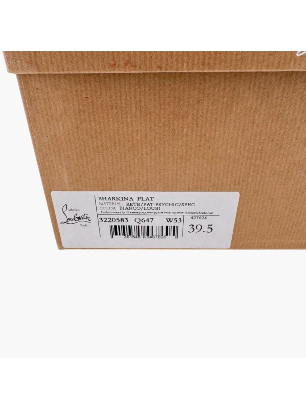 Christian Louboutin Sharkina White Mesh Red Sneakers Size 39.5 US 9.5 Women 6924 - Picture 15 of 15
